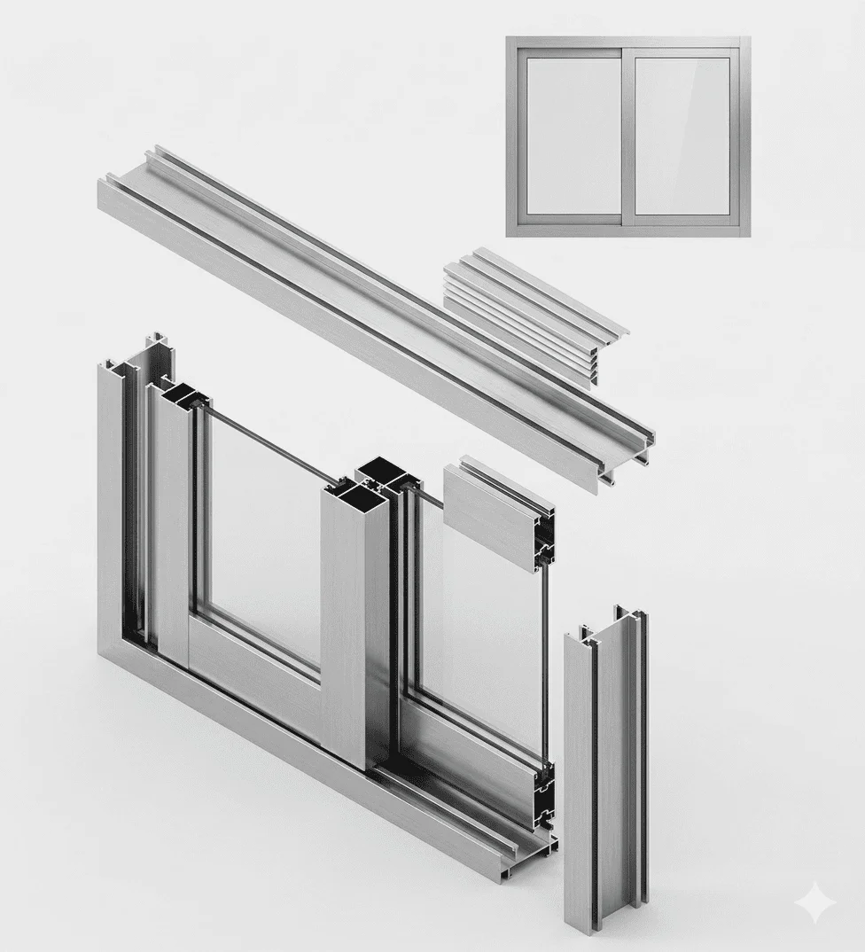Ventana Corredera - Tipo Belglas